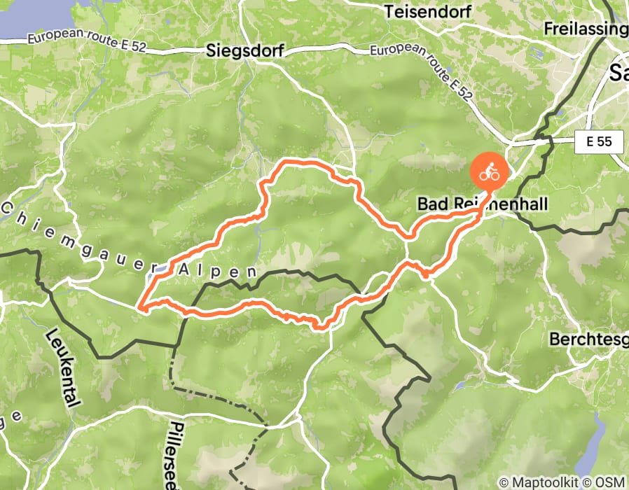 Karte der Tour