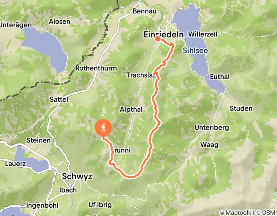Karte der Tour