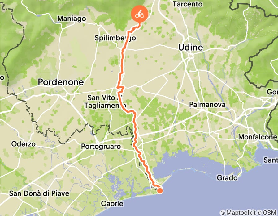 Karte der Tour