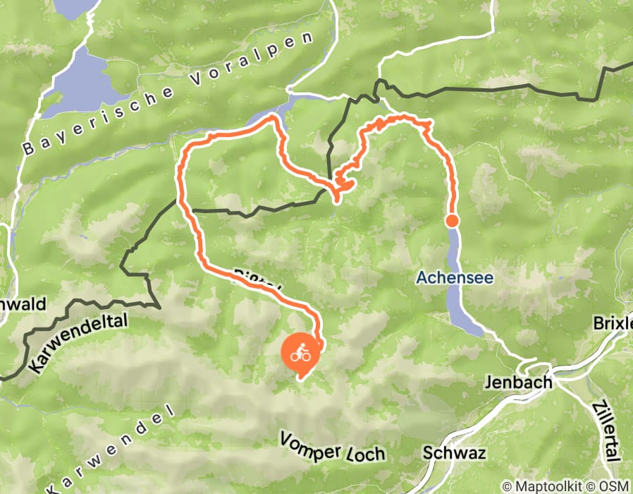 Karte der Tour
