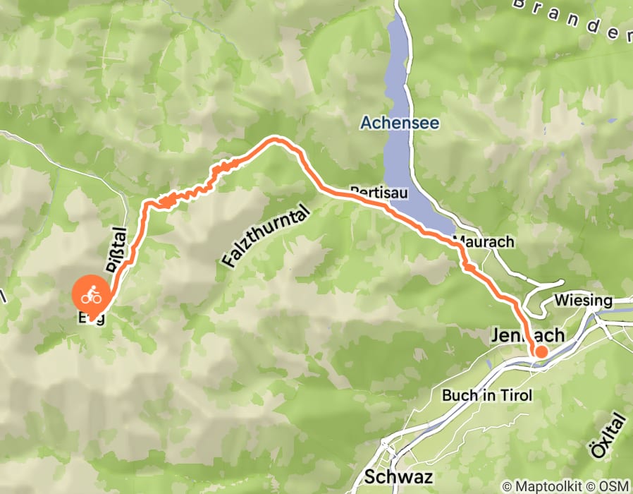 Karte der Tour
