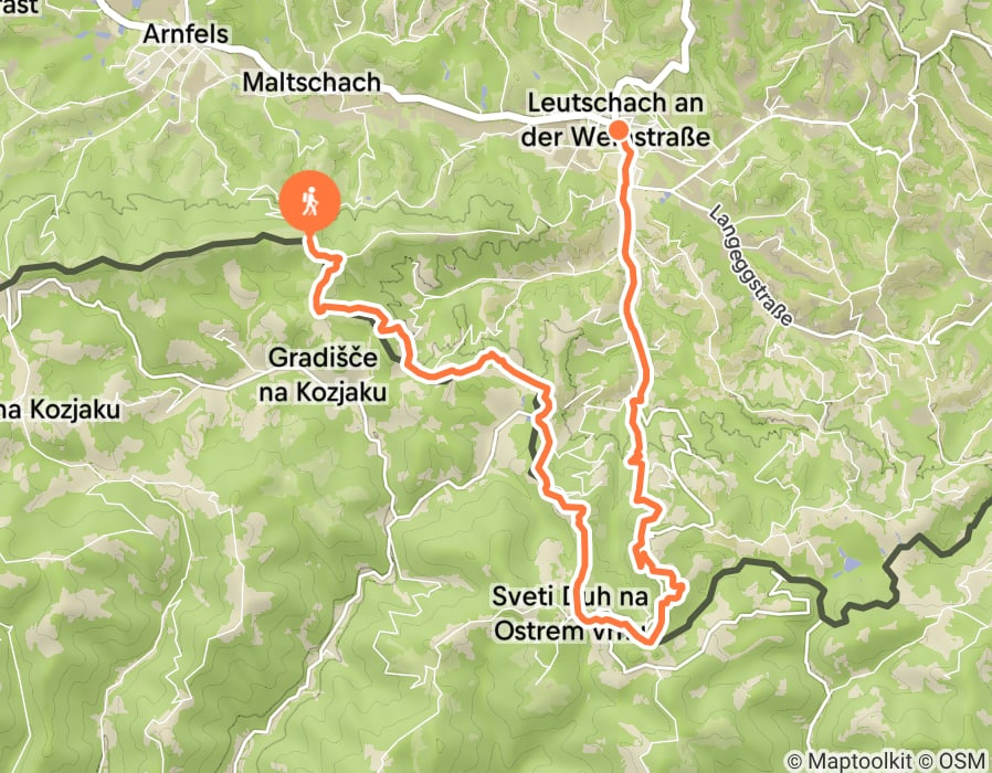 Karte der Tour