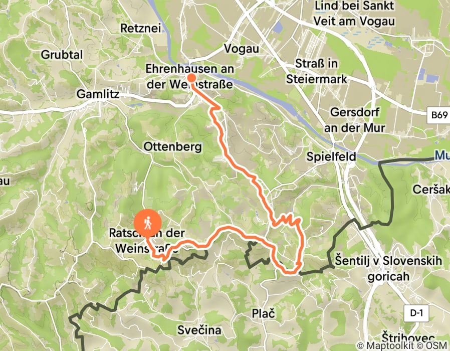 Karte der Tour