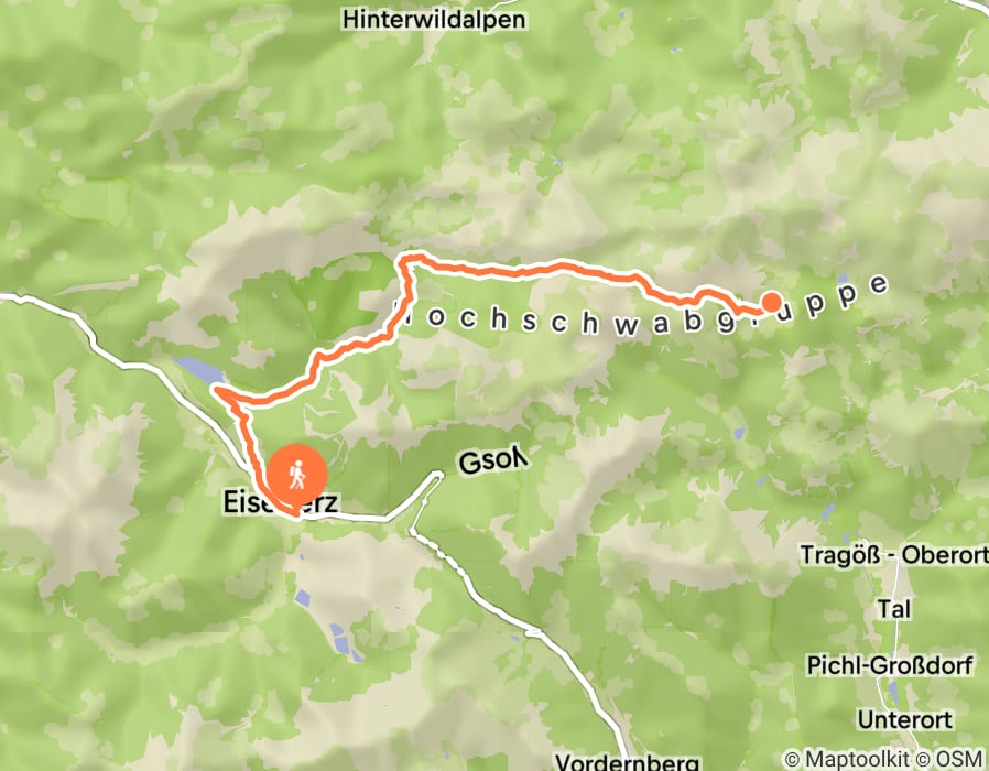 Karte der Tour