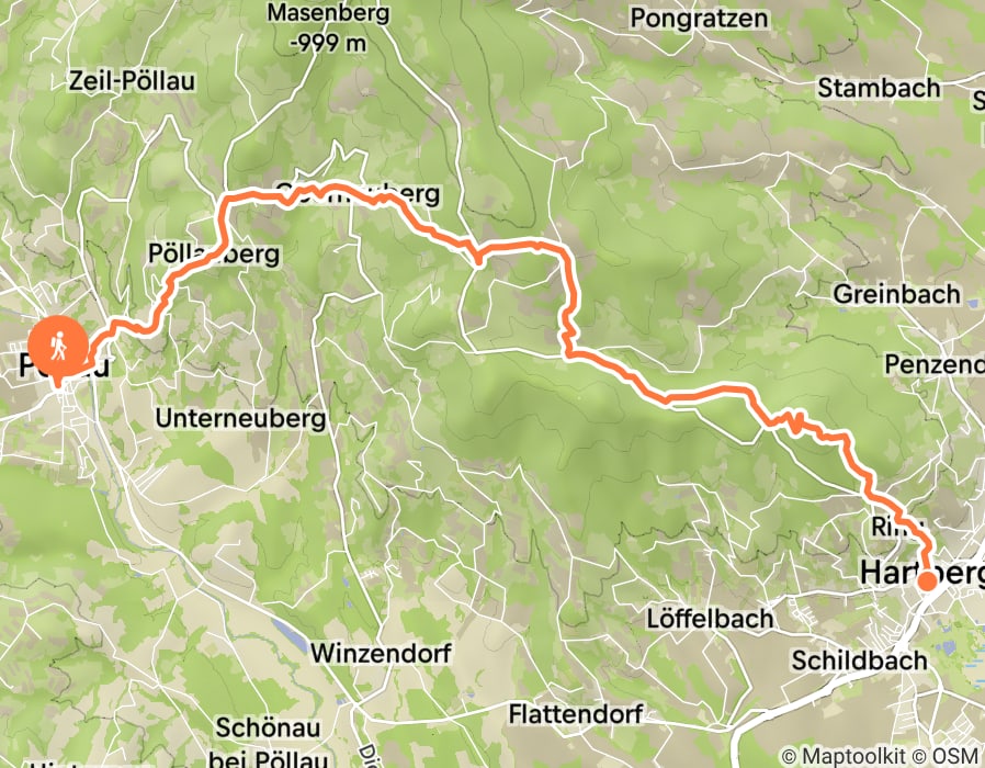 Karte der Tour