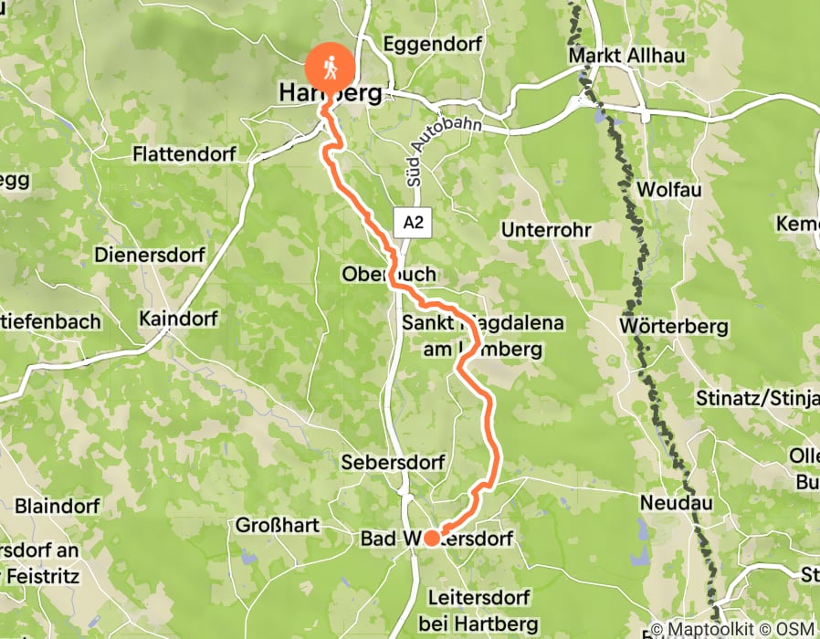 Karte der Tour