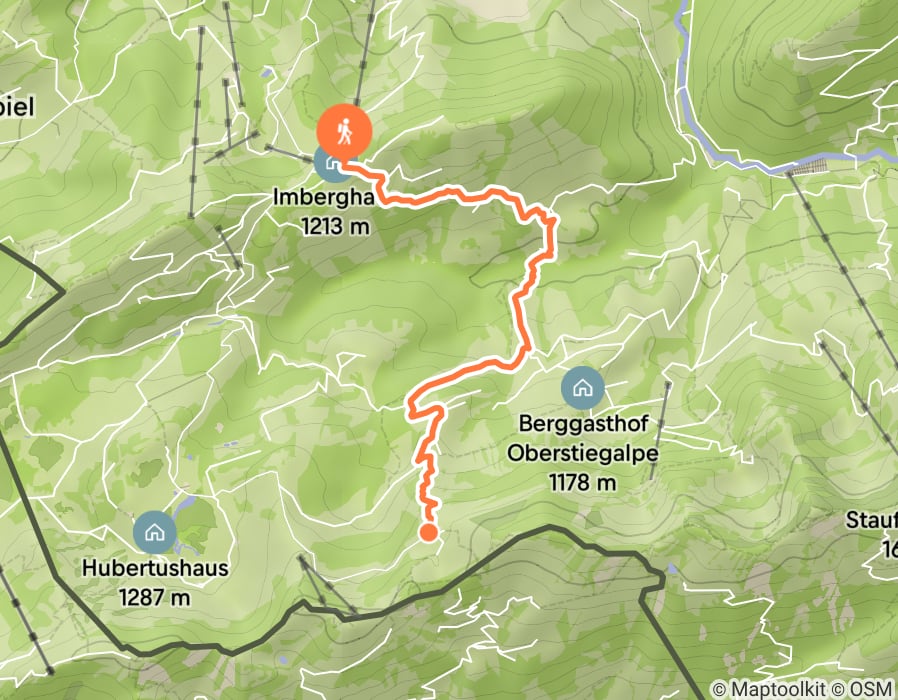 Karte der Tour