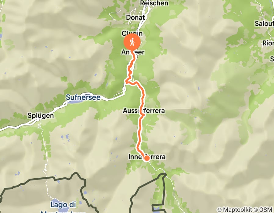 Karte der Tour