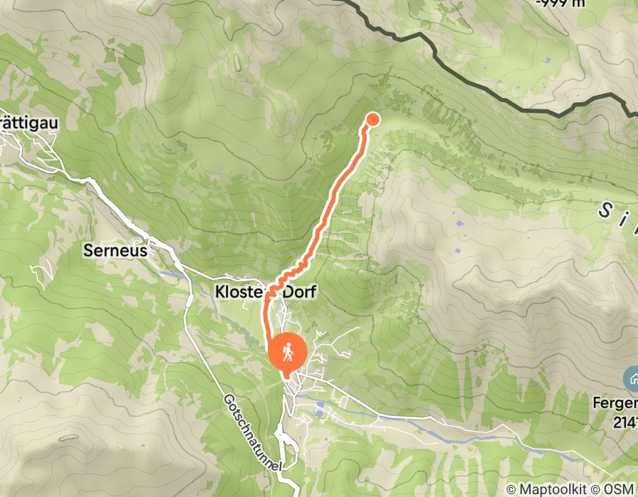 Karte der Tour