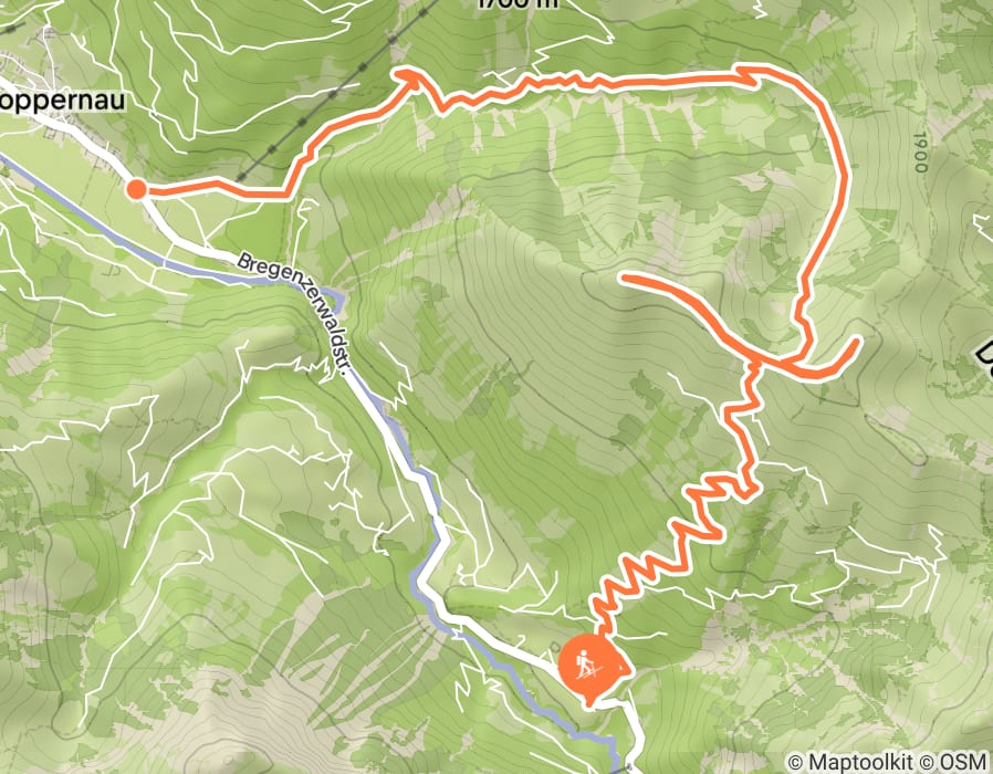 Karte der Tour