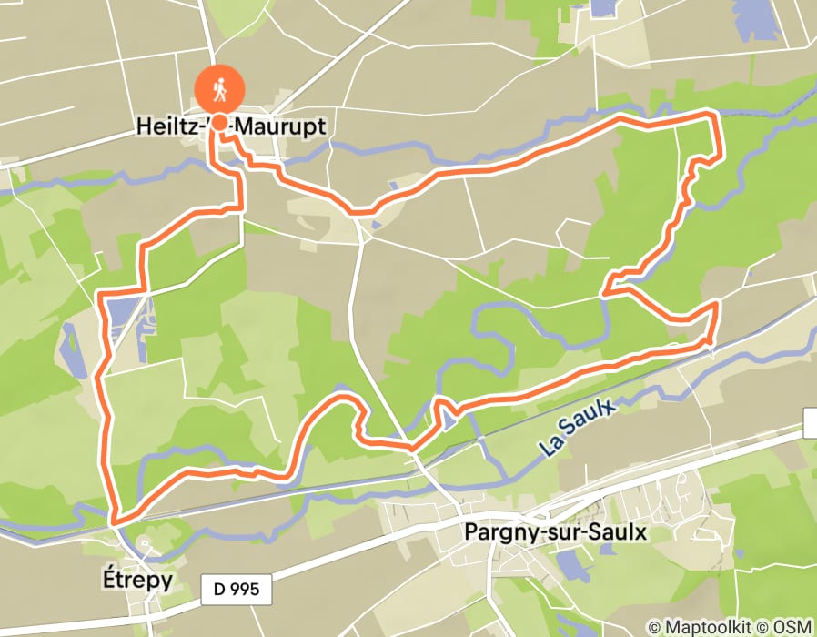 Karte der Tour