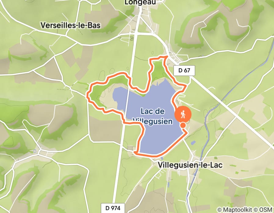 Karte der Tour