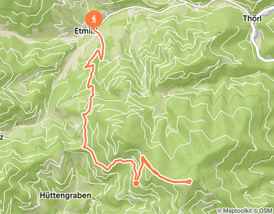 Karte der Tour