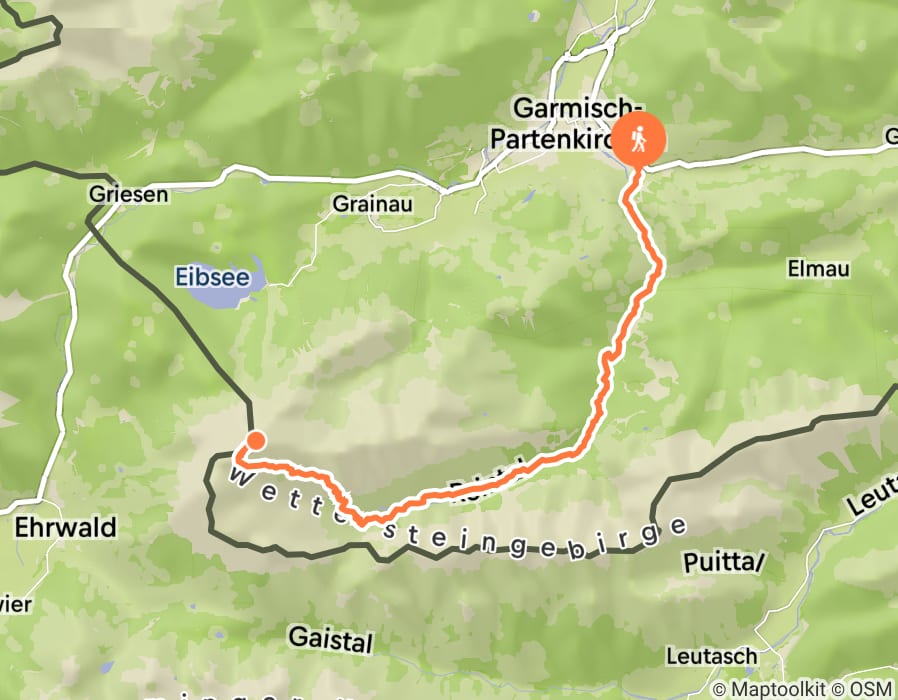 Karte der Tour