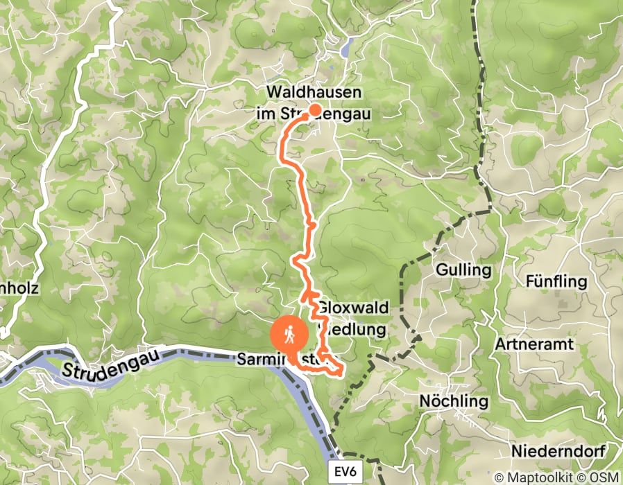 Karte der Tour