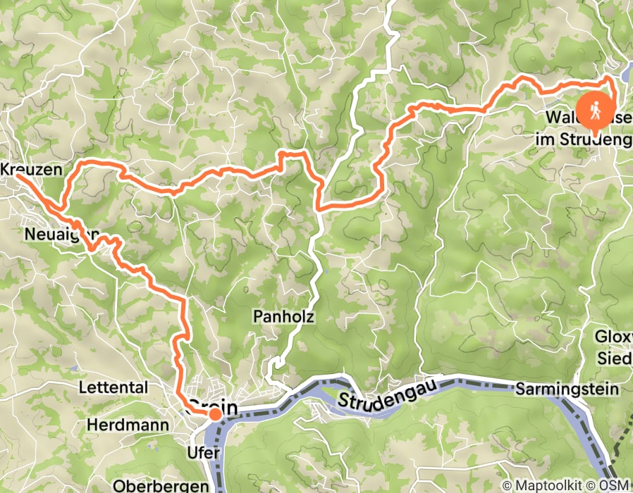 Karte der Tour