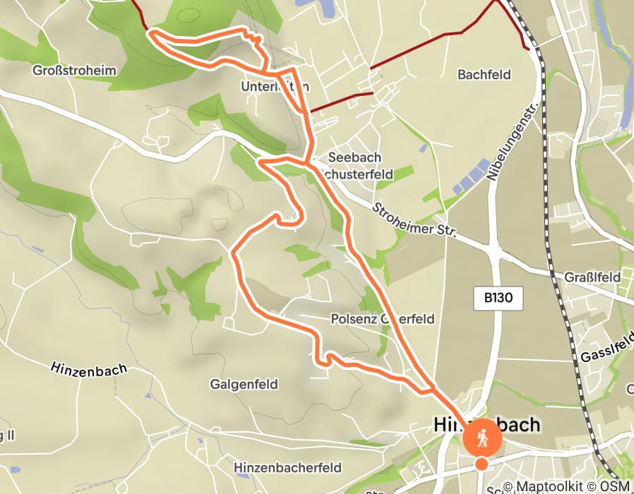 Karte der Tour