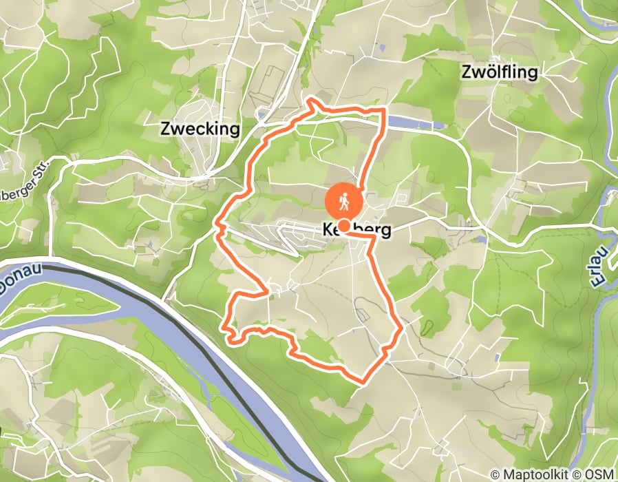 Karte der Tour