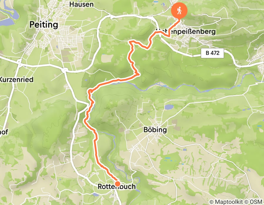 Karte der Tour