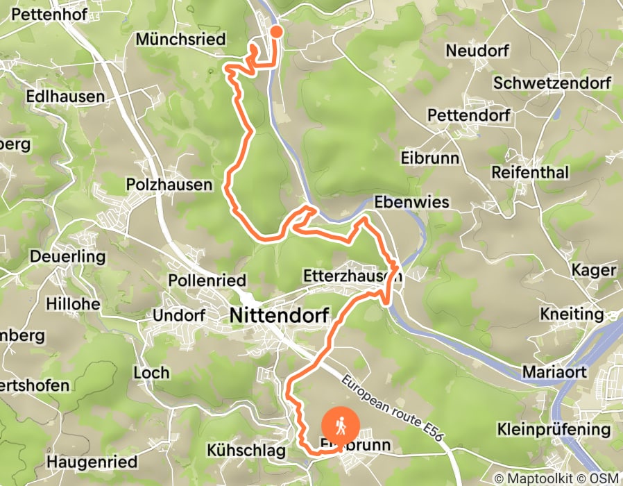 Karte der Tour
