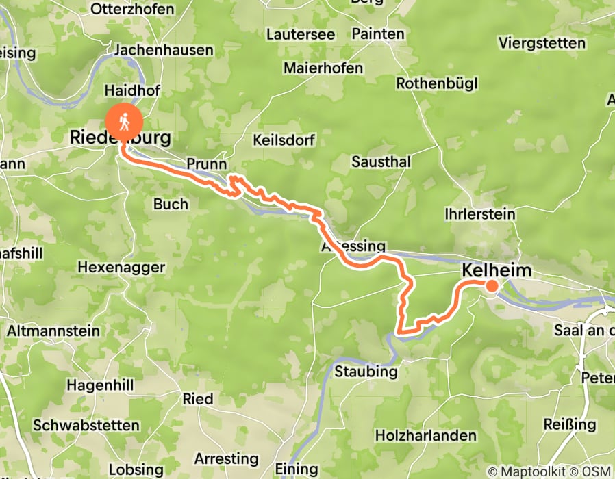 Karte der Tour