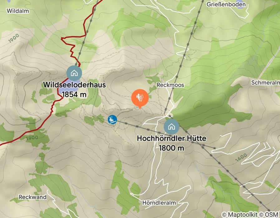 Karte der Tour