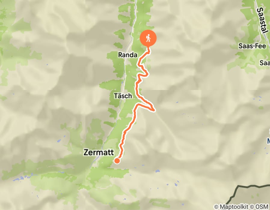 Karte der Tour