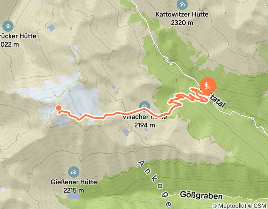 Karte der Tour
