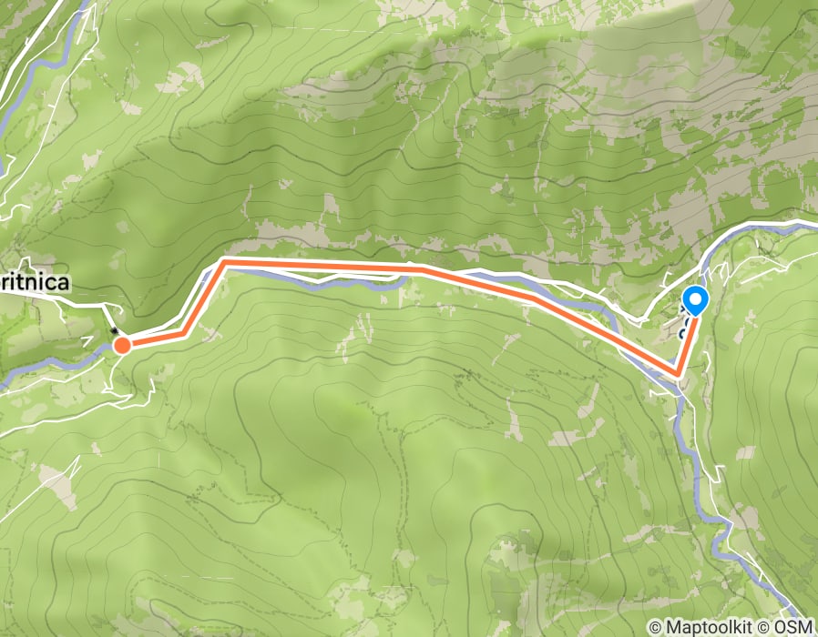 Karte der Tour