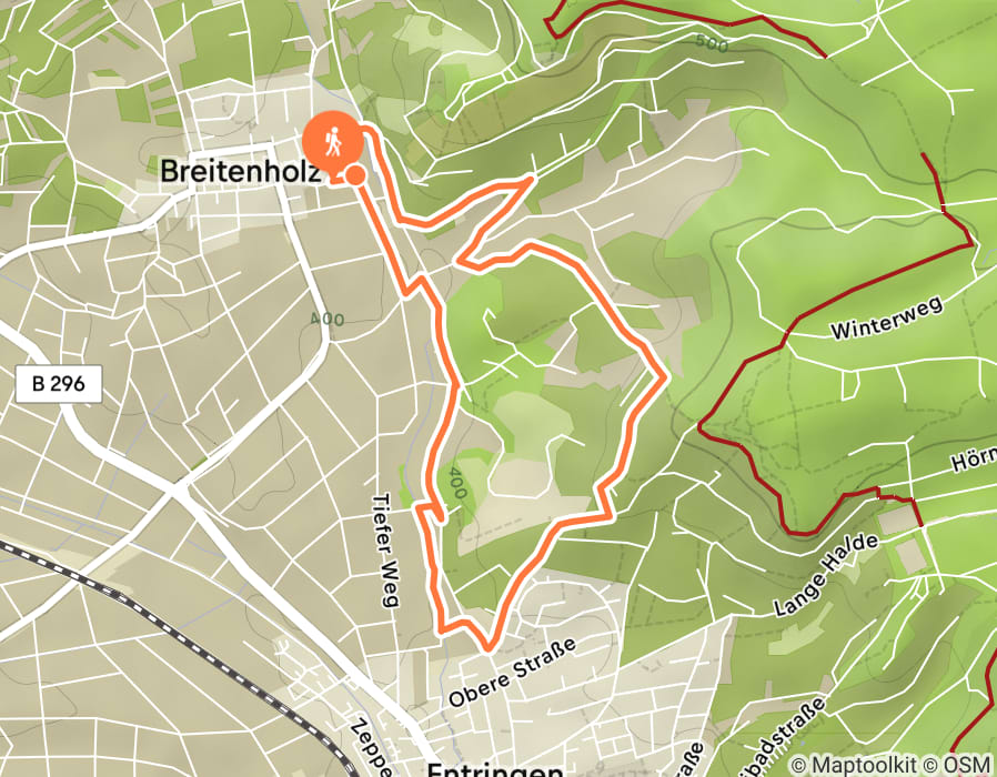 Karte der Tour