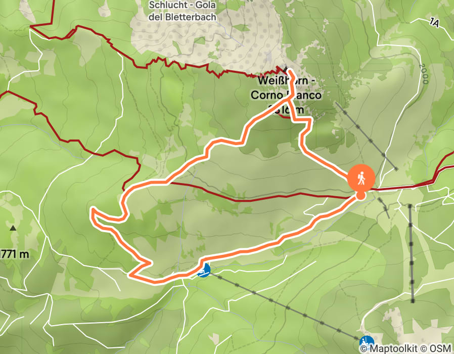Karte der Tour