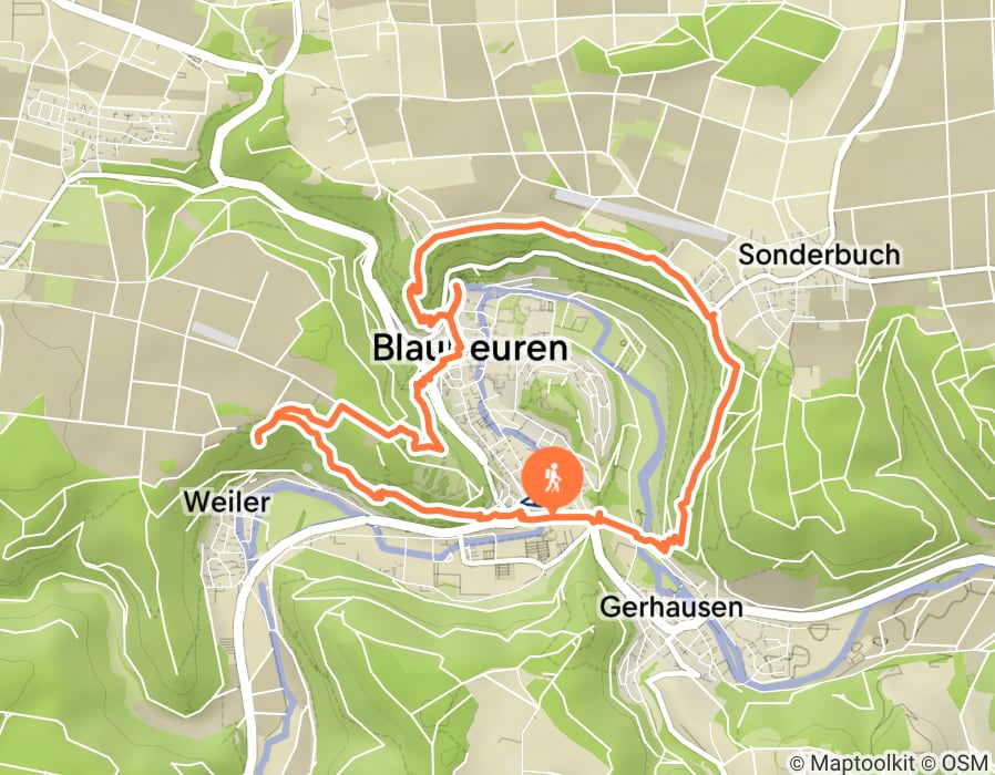 Karte der Tour
