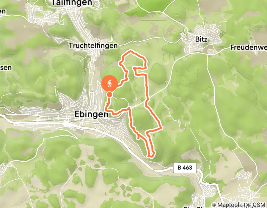 Karte der Tour