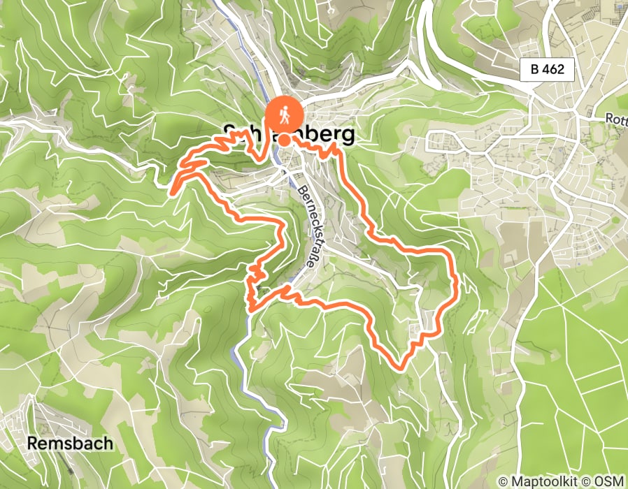 Karte der Tour