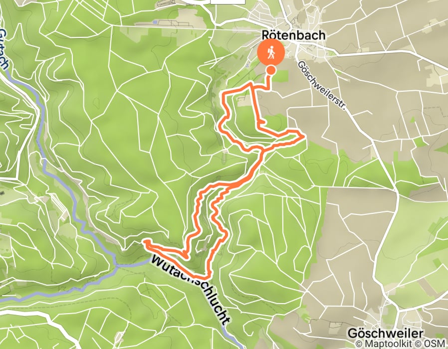 Karte der Tour