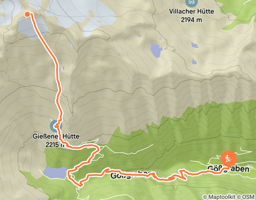 Karte der Tour