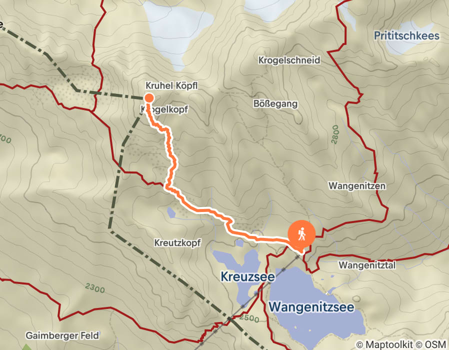 Karte der Tour