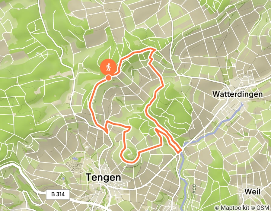 Karte der Tour