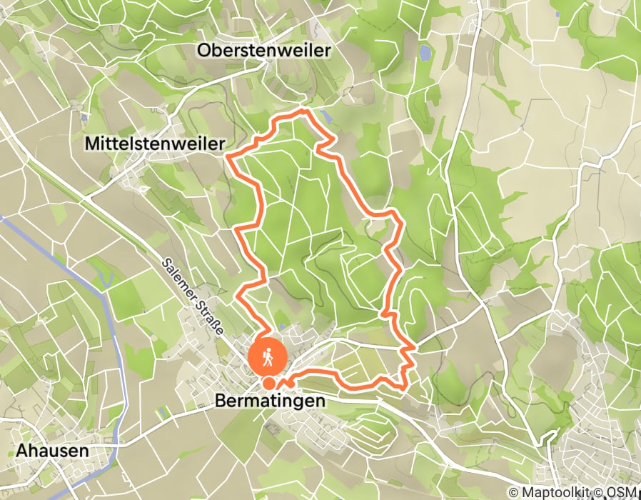 Karte der Tour