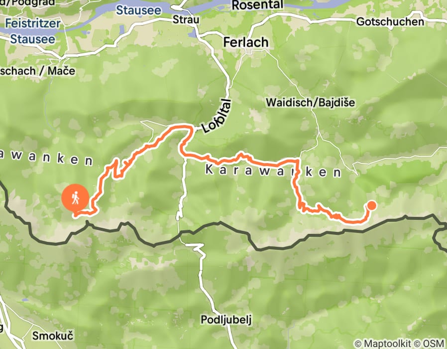 Karte der Tour