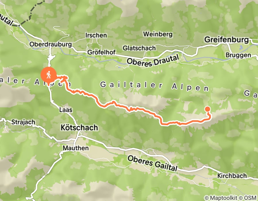 Karte der Tour