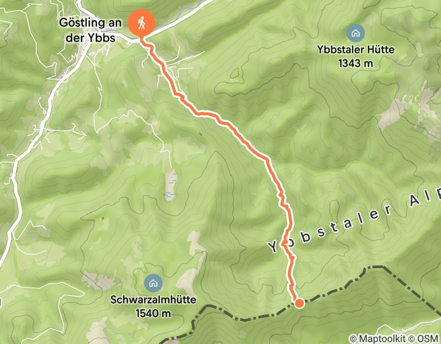 Karte der Tour