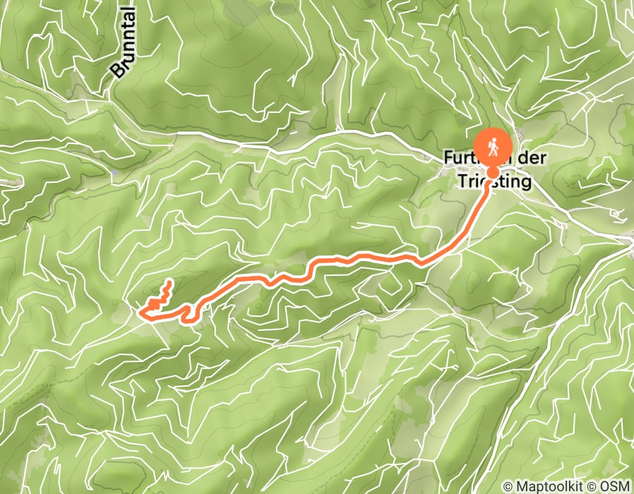 Karte der Tour