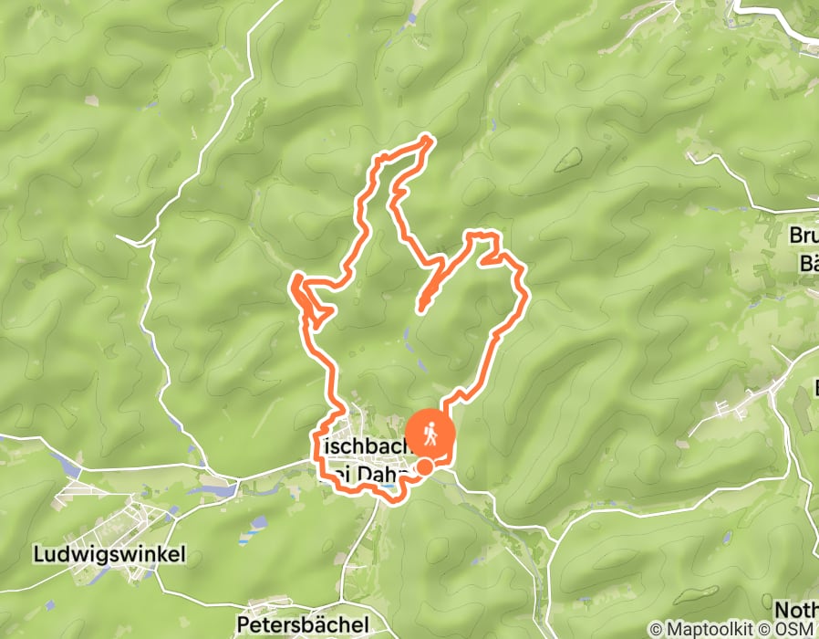 Karte der Tour