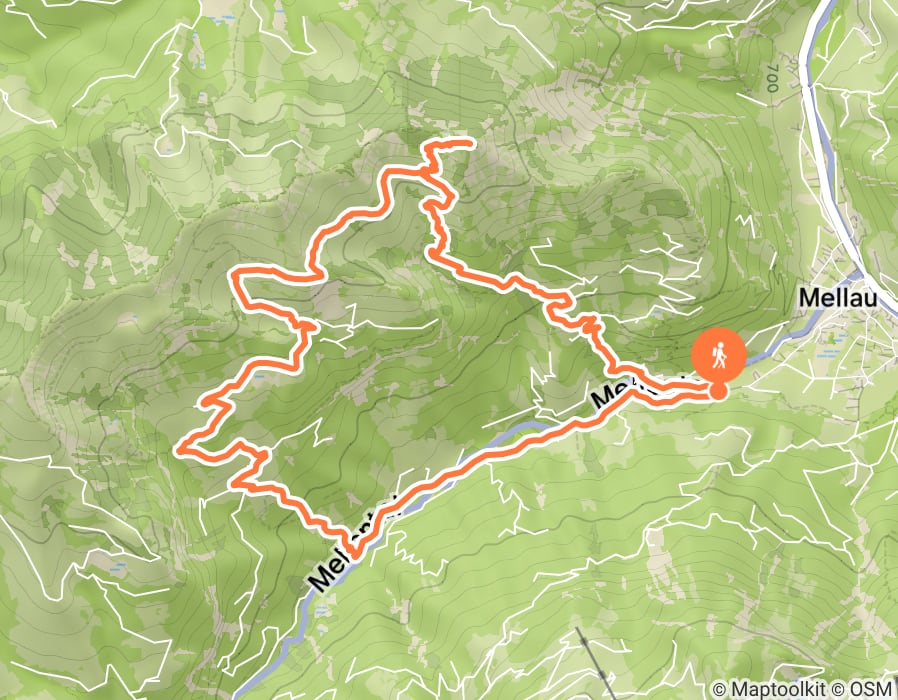 Karte der Tour