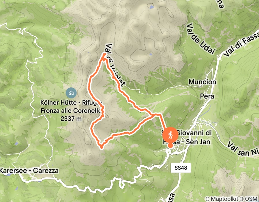 Karte der Tour