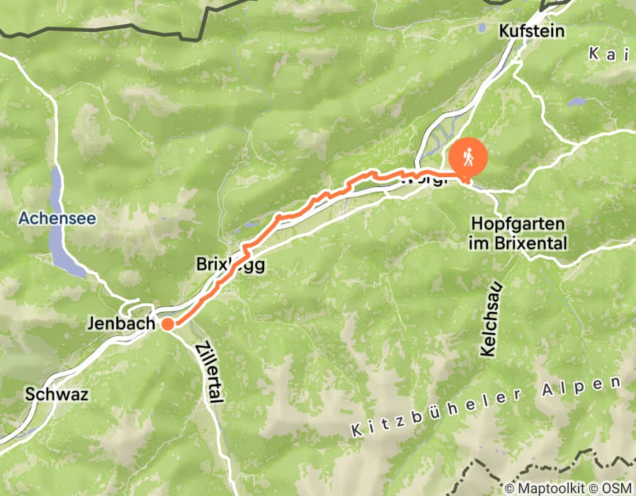 Karte der Tour