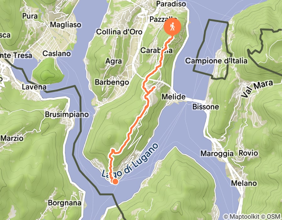Karte der Tour