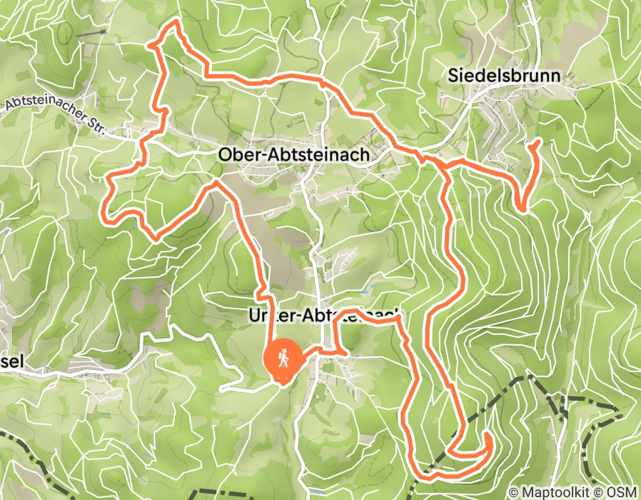 Karte der Tour