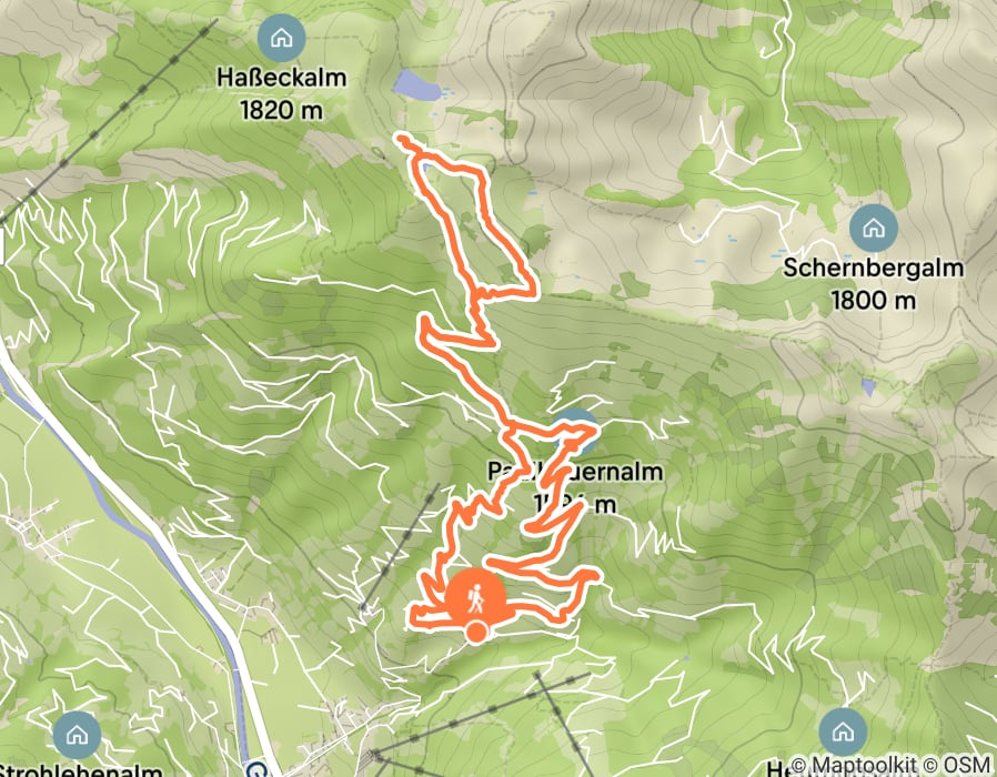 Karte der Tour